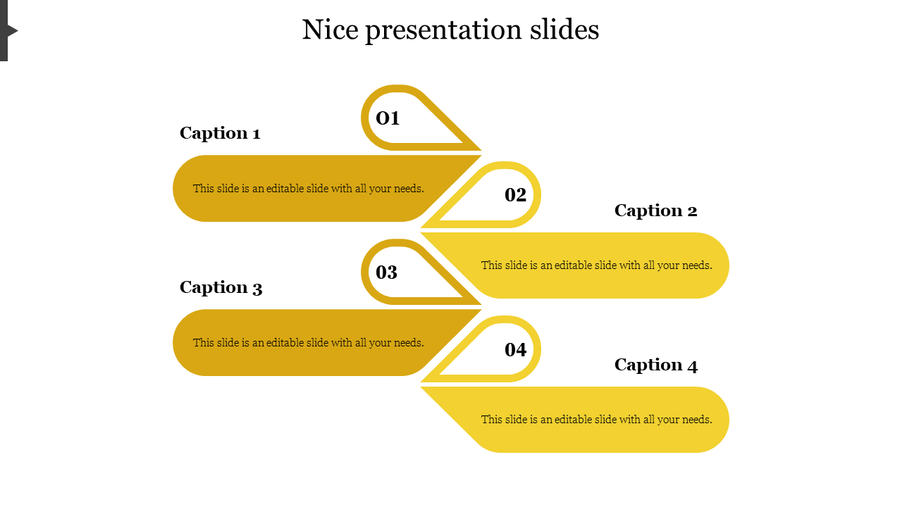 nice presentation slides-Yellow